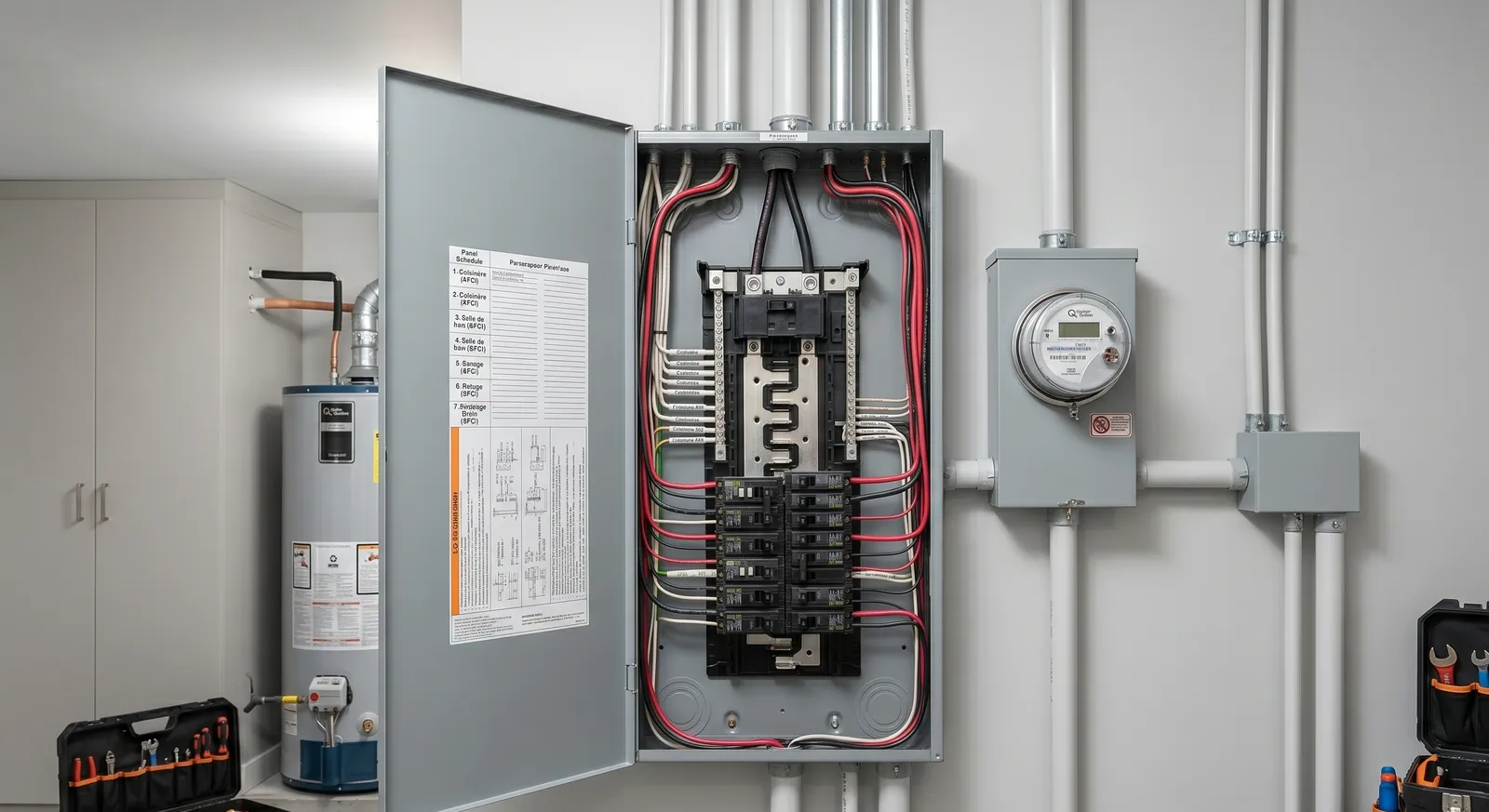 Installation et mise à niveau de panneau électrique