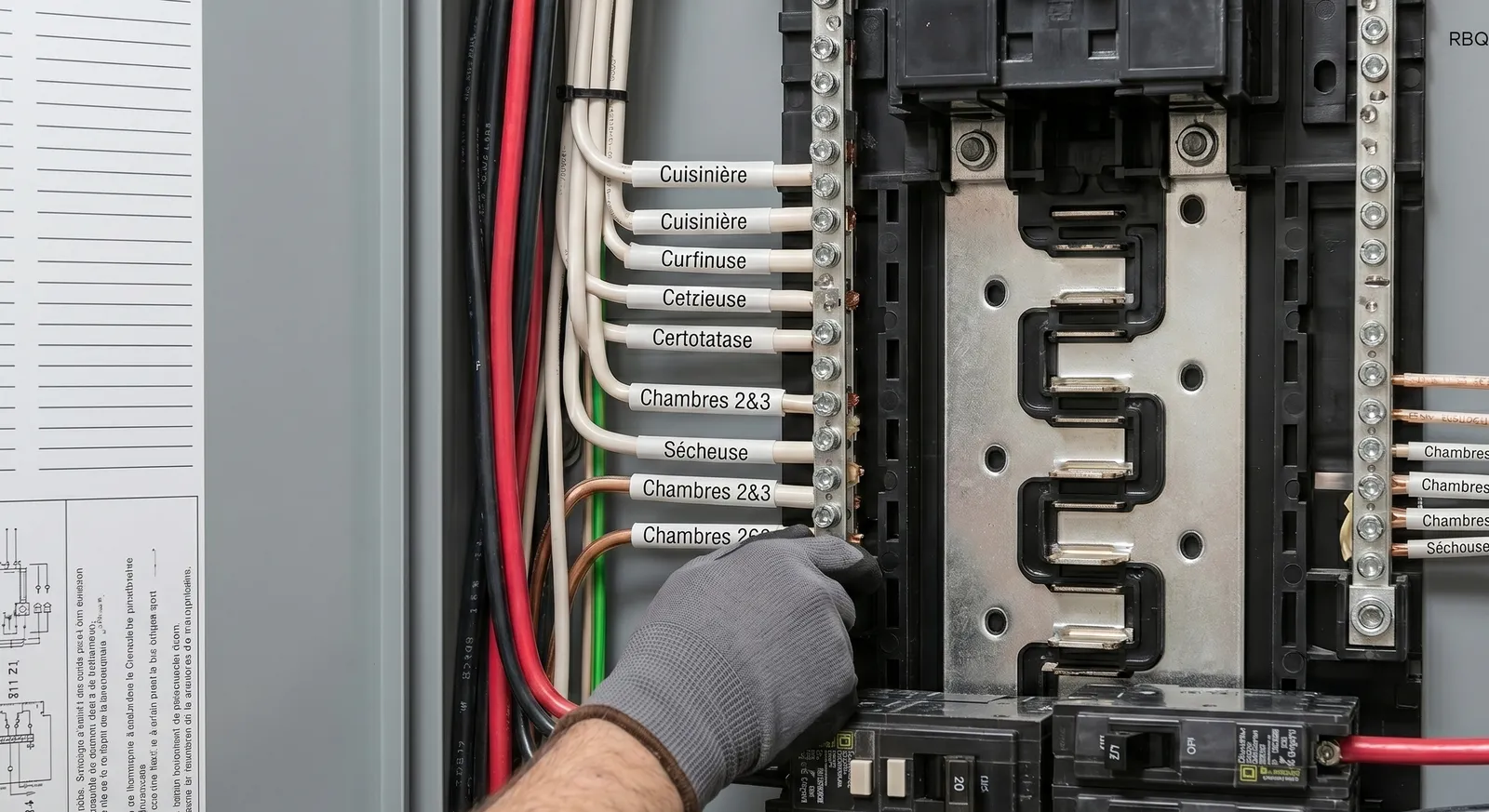 Réparation et dépannage de panneau électrique